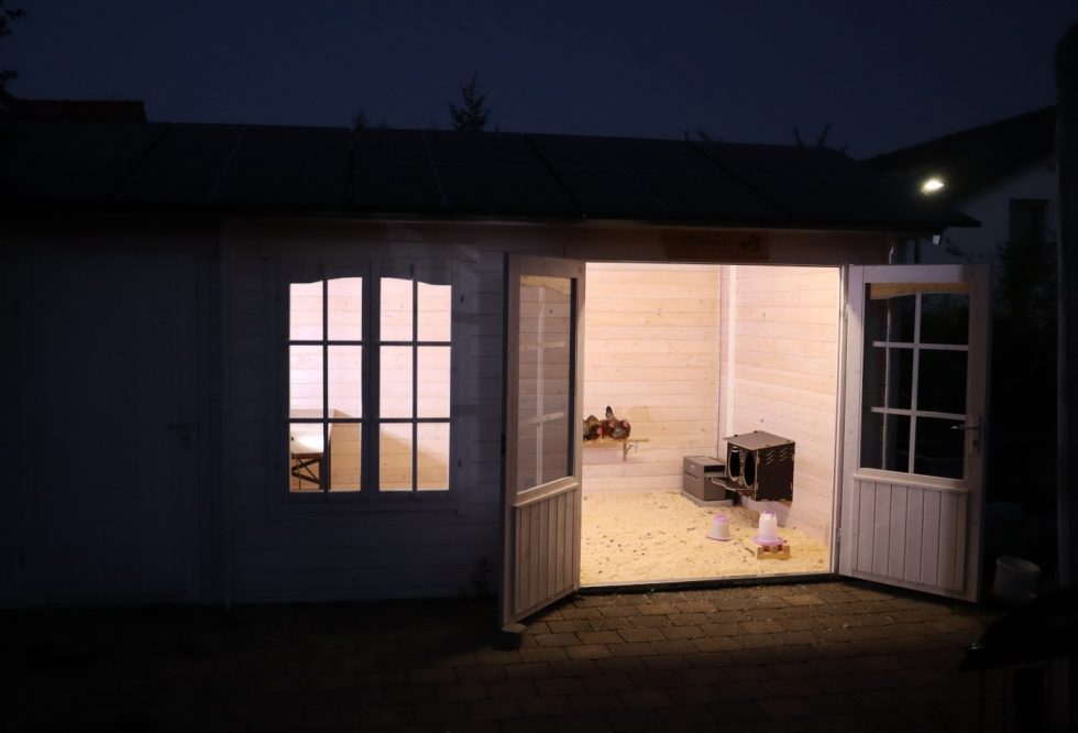 Strom im Hühnerstall