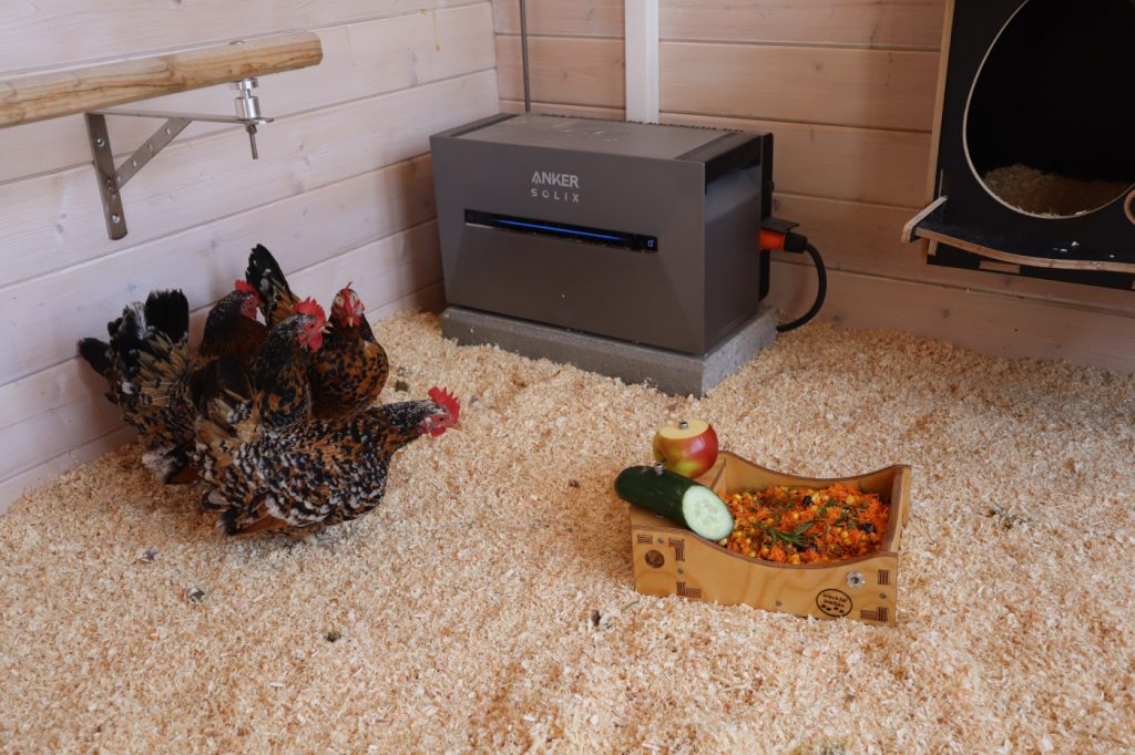 Helles Arbeitslicht im Stall